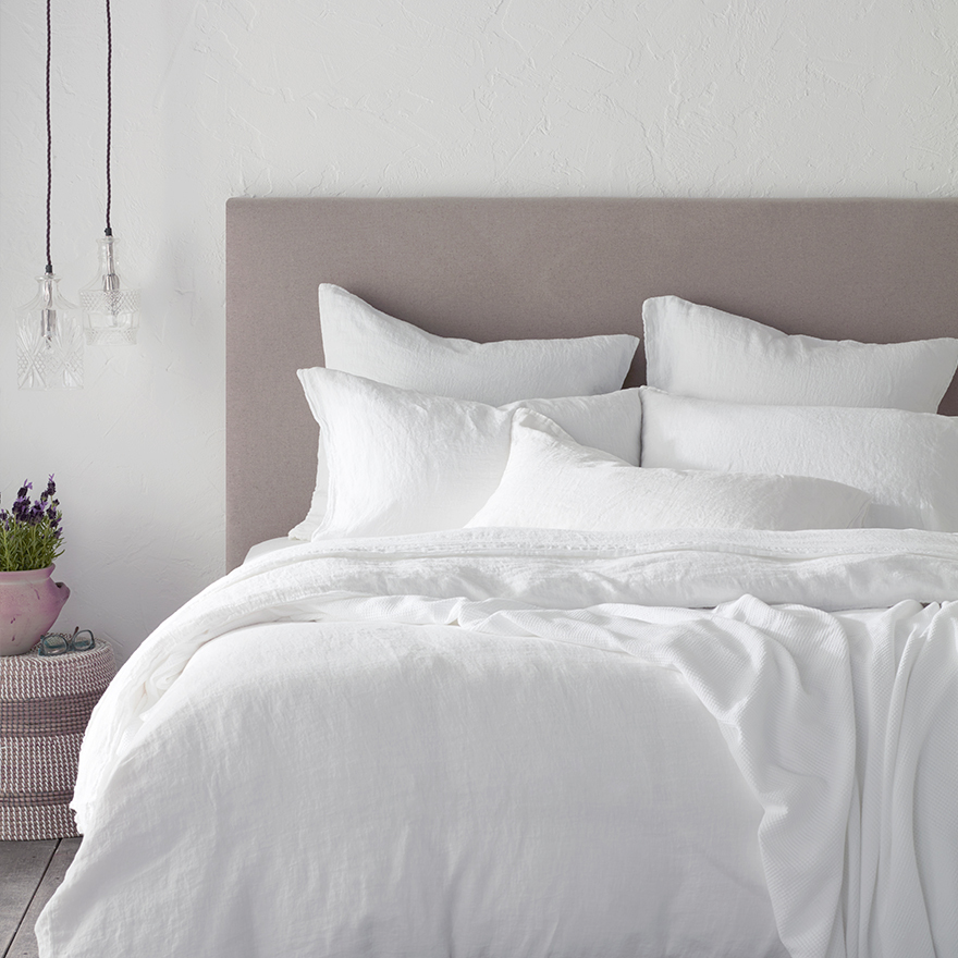 100% Linen White 100% Linen White