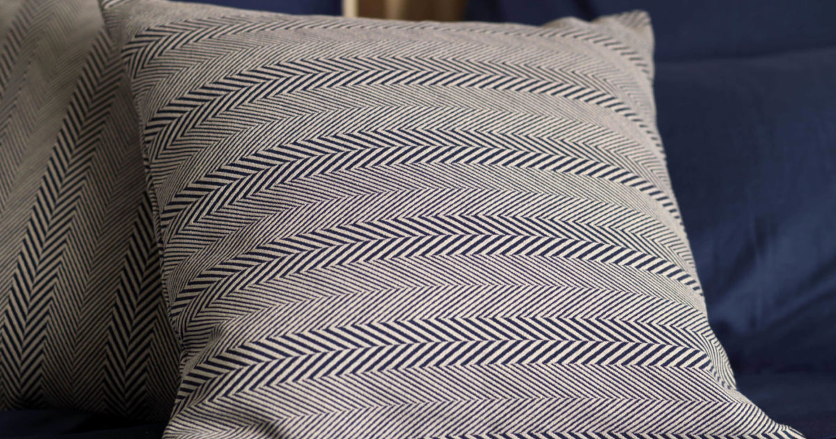 herringbone cushions