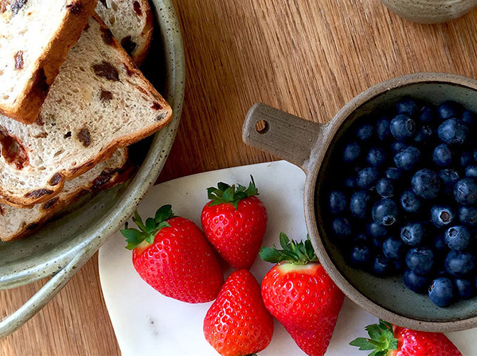 Breakfast in Bed: A Fruity Custard Breakfast Bake