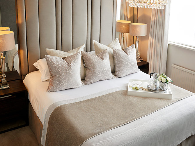 Styling a Hotel Inspired Bedroom by Sarah Mailer