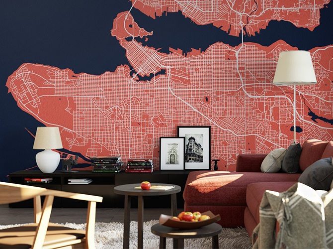 Custom Wallpaper Maps