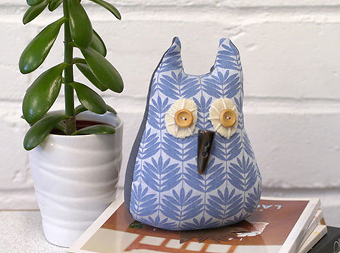 How to Make a Scented Owl Door Stop