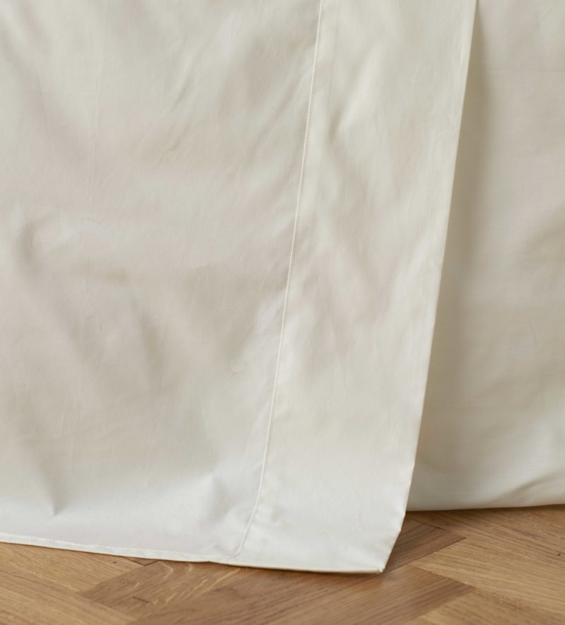 Cream 100 Cotton Percale Flat Sheet Secret Linen Store