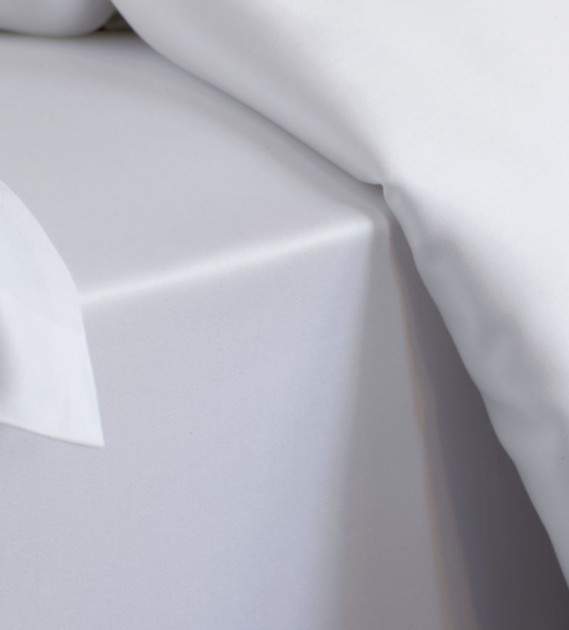 Essential White Fitted Sheet Secret Linen Store