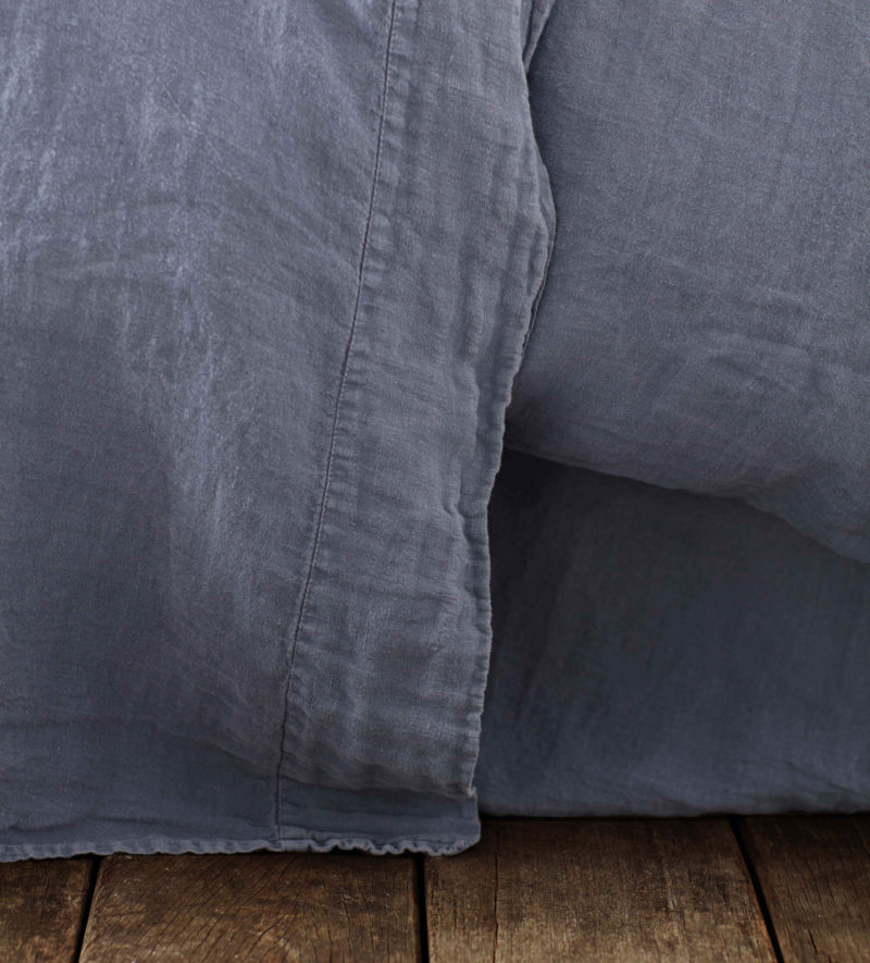 French Blue 100 Linen Bedding Secret Linen Store