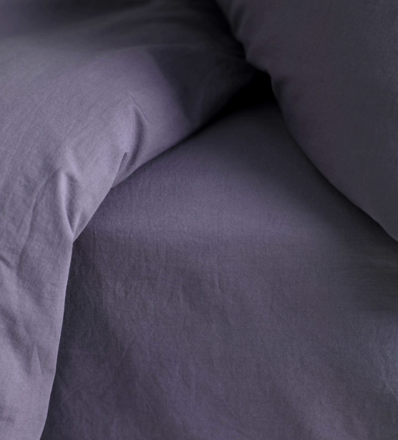 Aubergine Purple Cotton Bed Linen Secret Linen Store