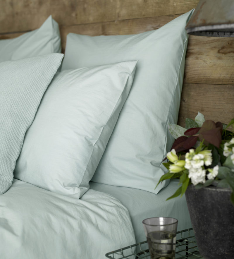 Duck Egg Cotton Percale Bed Linen Secret Linen Store