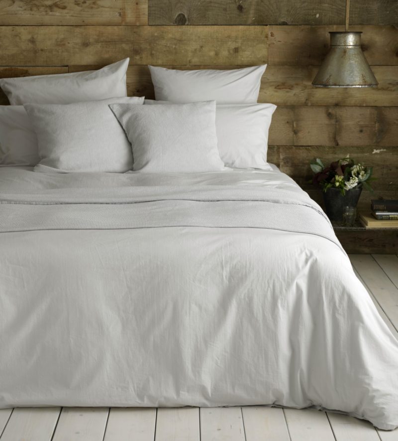 Light Grey Cotton Percale Bed Linen Secret Linen Store