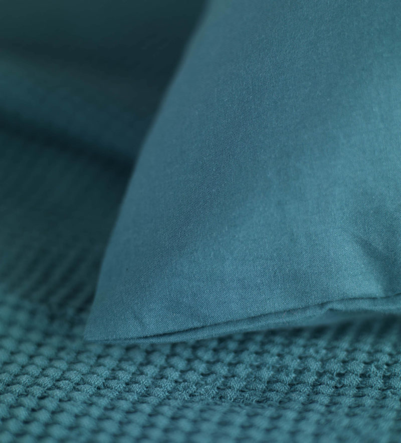 Teal Cotton Percale Bed Linen Secret Linen Store