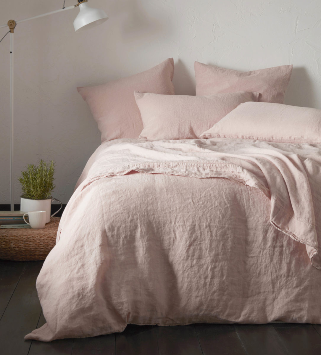 Blush Pink Linen Duvet Cover Secret Linen Store