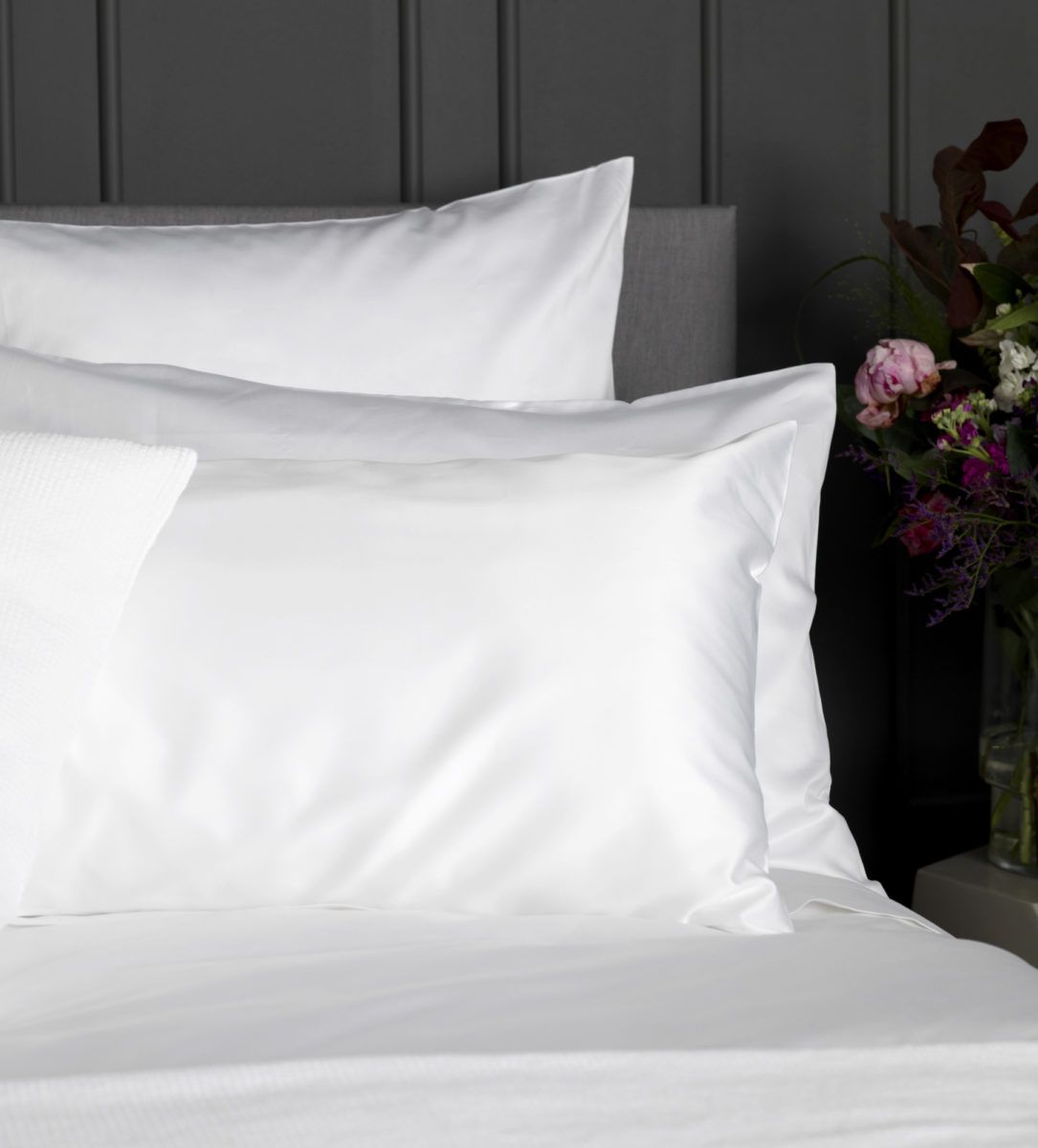 600 Thread Count Luxury White Oxford Pillowcase Secret Linen Store