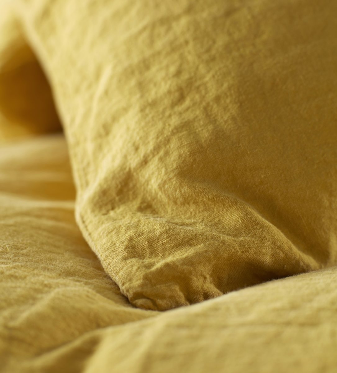 Mustard Yellow 100 Linen Bedding Secret Linen Store