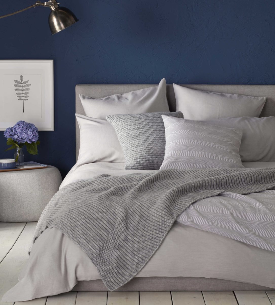 Relaxed Denim Dove Grey Bed Linen Secret Linen Store