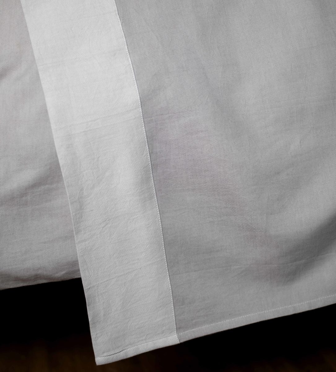relaxed denim dove grey flat sheet 100 cotton secret linen store denim sheet