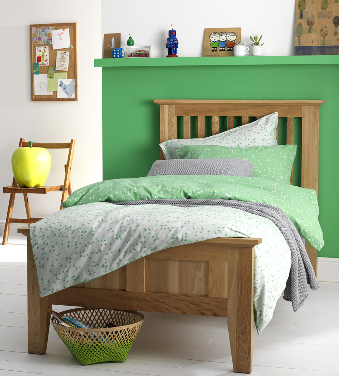 Children S Stars Green Cotton Bedding Secret Linen