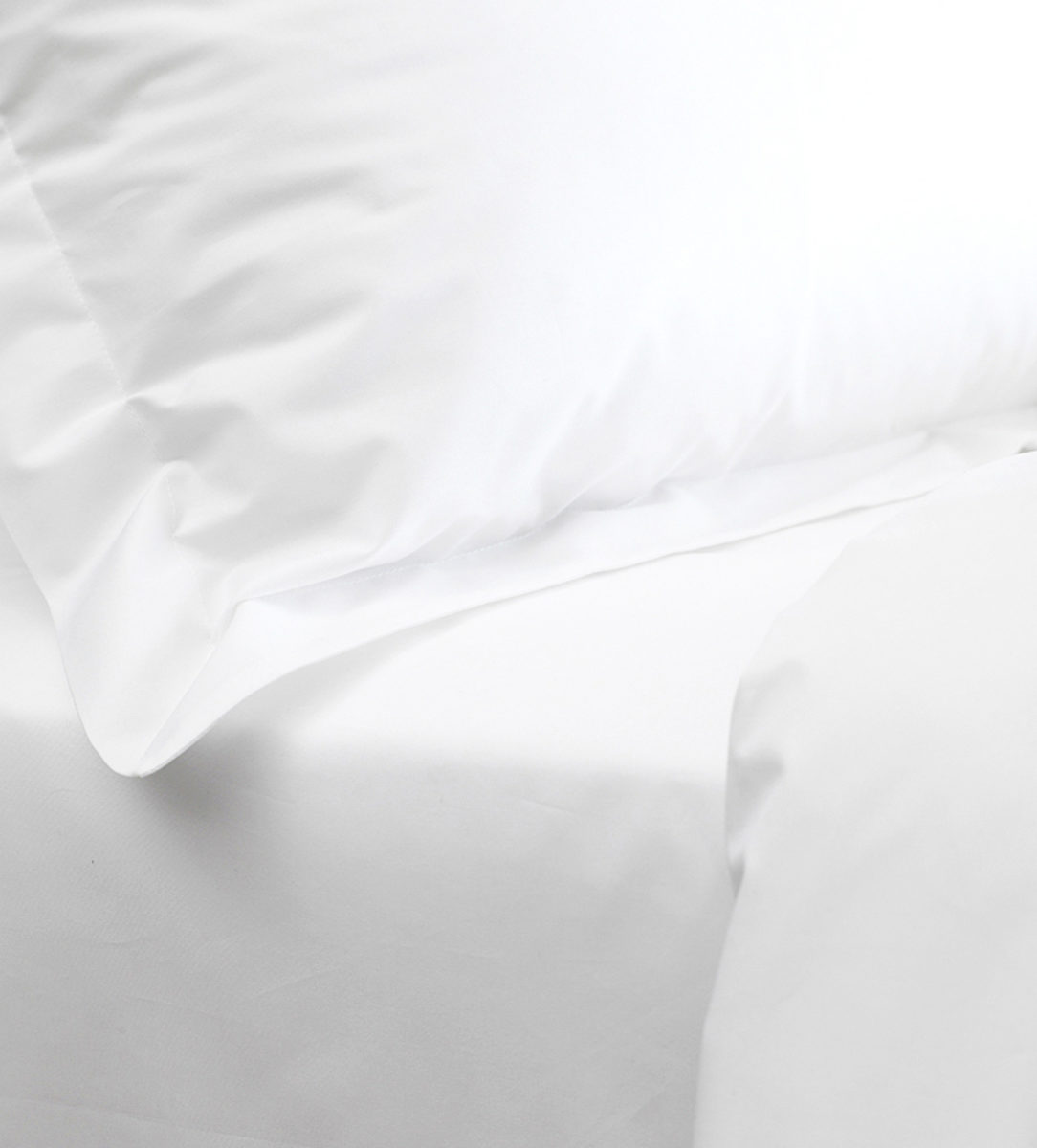 White Cotton Percale Bed Sheets Secret Linen Store