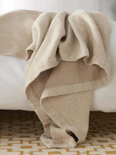 Laundered Sand Bed Throw