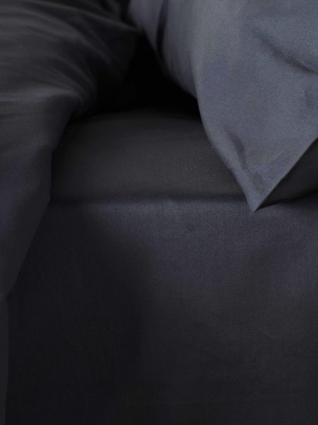 Luxury 600 Thread Count Ink Blue Fitted Sheet