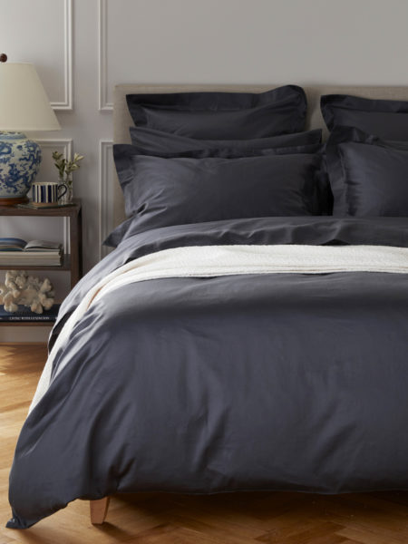 Luxury 600 Thread Count Ink Blue Bed Linen