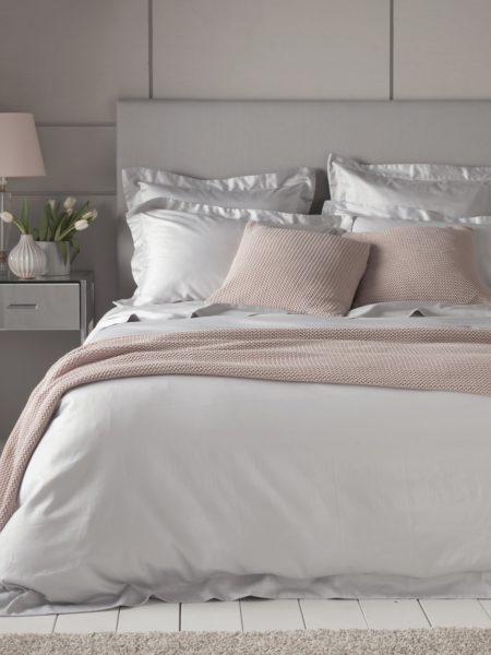 Luxury 600 Thread Count Light Grey Bed Linen
