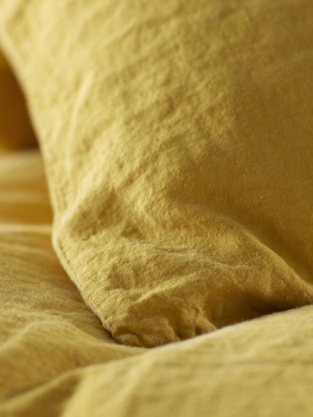Mustard Yellow 100% Linen Bed Linen