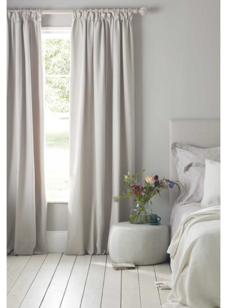 Relaxed Denim Dove Grey Blackout Curtains