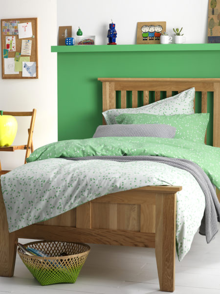 Stars Green Children's Bed Linen