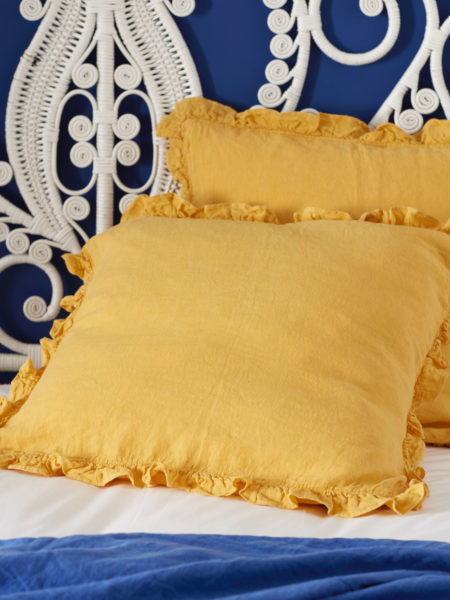 Super Lemon 100% Linen Pillowcase