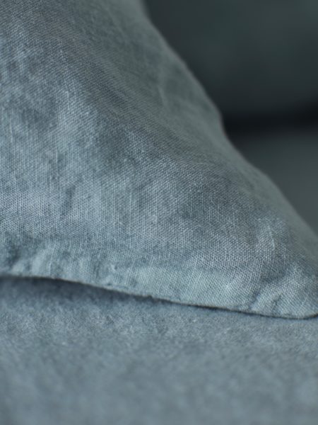 Teal 100% Linen Duvet Cover