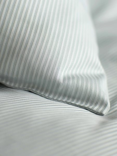 Tiny Stripe Duck Egg Bed Linen