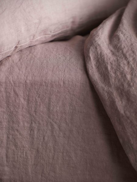 Vintage Rose 100% Linen Fitted Sheet