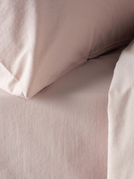 Tiny Stripe Blush Pink Pillowcase Tiny Stripe Blush Pink Pillowcase