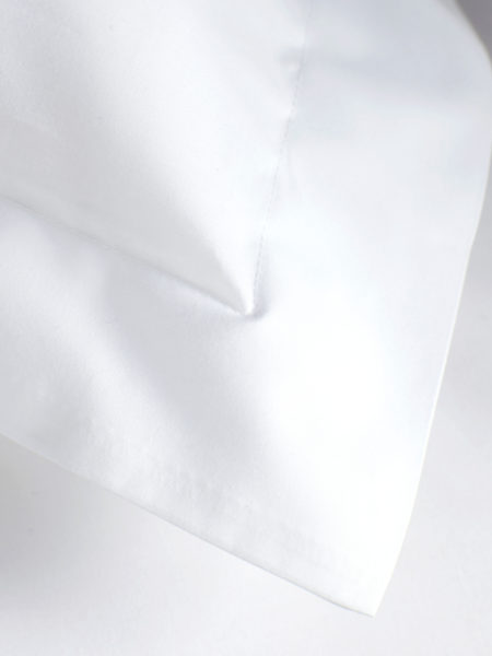 White Cotton Percale 400 Thread Count Duvet Cover
