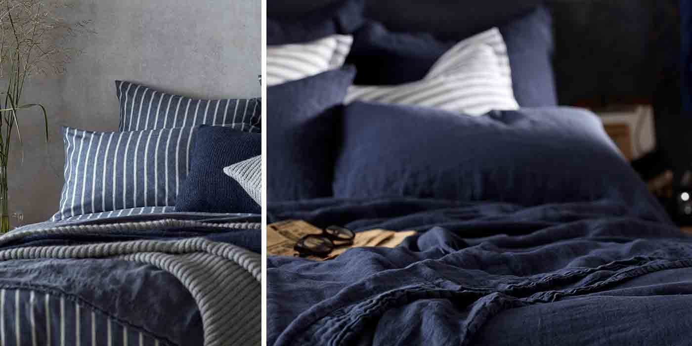 Collage of Blue Bedding Ideas