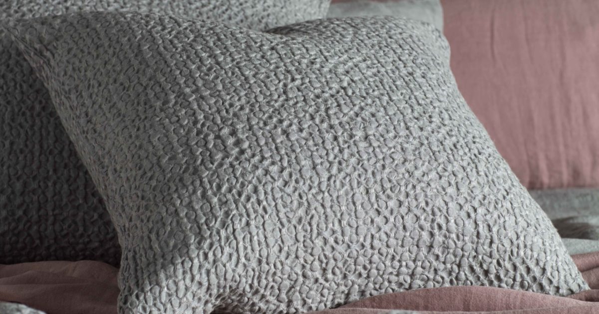 big grey cushion