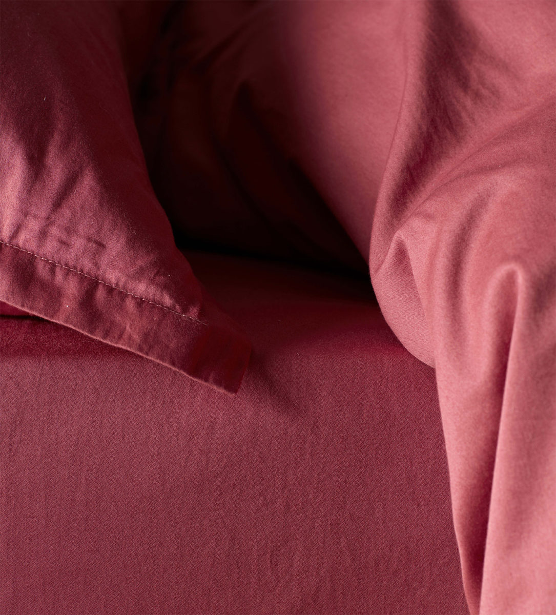 Raspberry Sorbet Super Soft Sateen Fitted Sheet Secret Linen Store