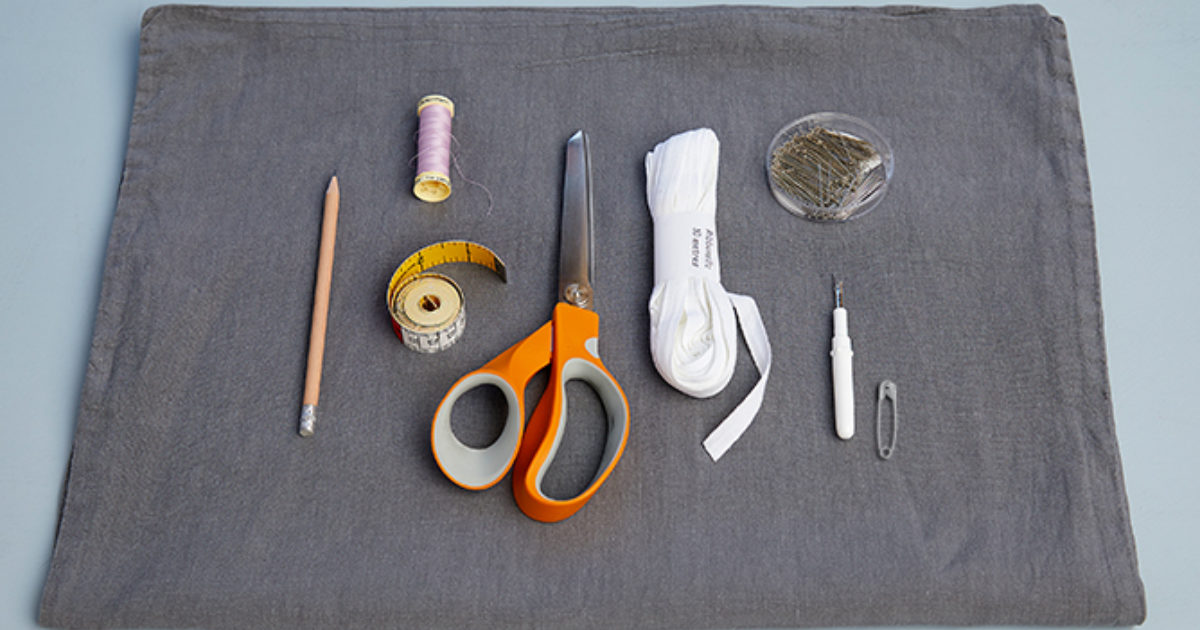 How to make a scrub bag from a pillowcase How to make a scrub bag from a pillowcase