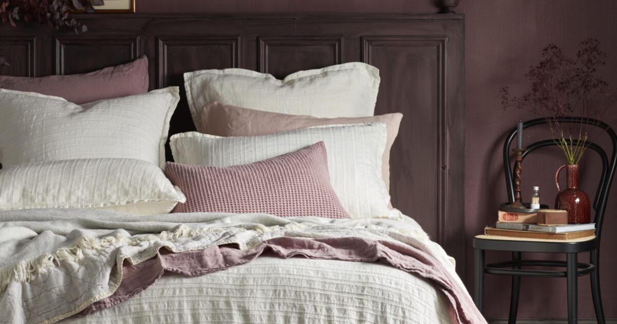 Imogen Cream 100 Linen Duvet Cover Secret Linen Store