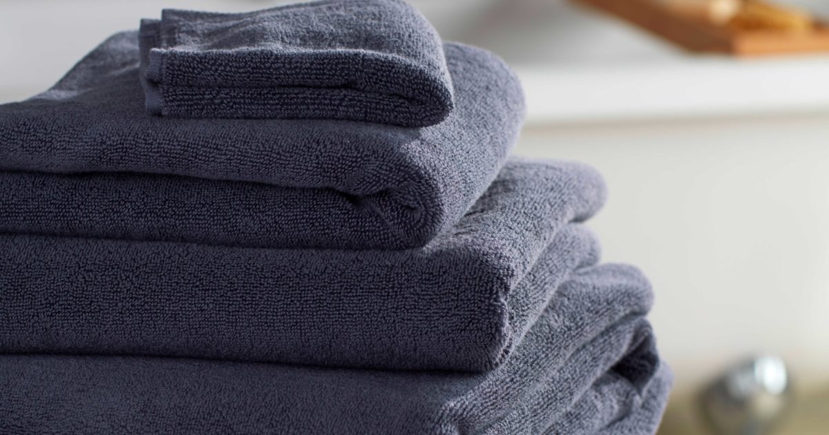Navy Luxury Cotton Towels Secret Linen Store
