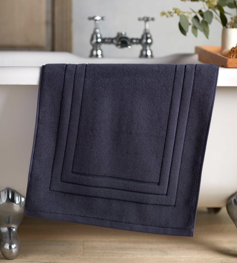 Navy Luxury Cotton Towels Secret Linen Store