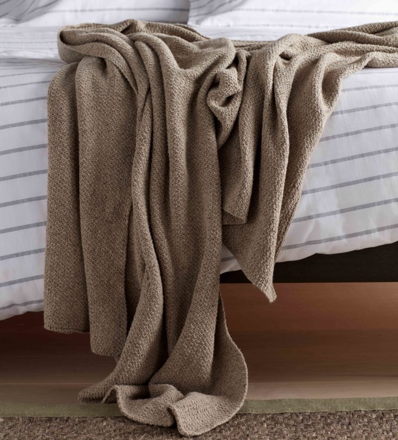 Recycled Natural Throw Secret Linen Store