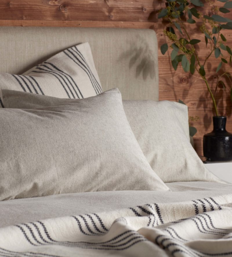 Stanley Stripe Brushed Cotton Bed Linen Secret Linen Store