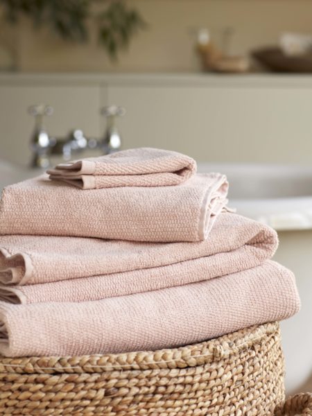 Blush Pink Cotton Towels