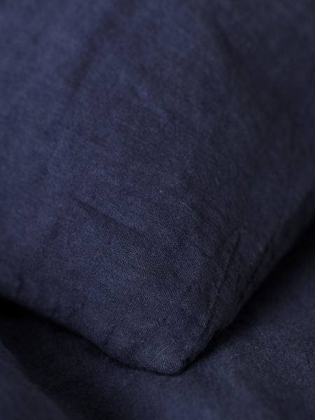 Navy Blue 100% Linen Bed Linen