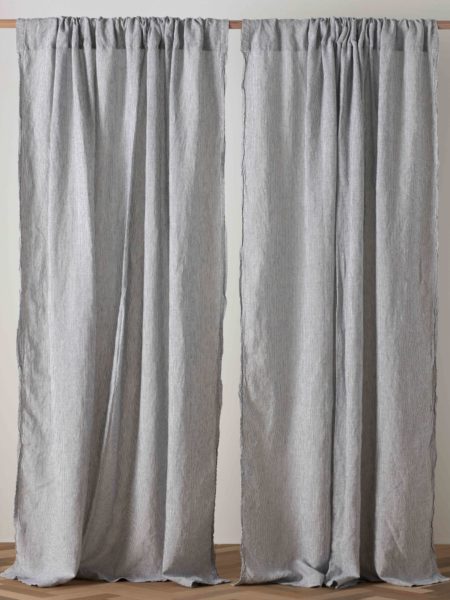 Striped Curtains Vertical Ticking Stripe Secret Linen Store