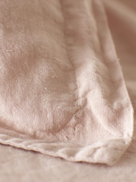 Blush Pink 100% Linen Oxford Pillowcase