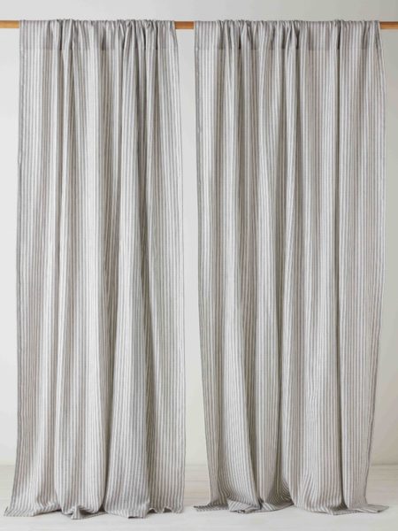 Striped Curtains Vertical Ticking Stripe Secret Linen Striped Curtains Vertical Ticking, Ticking Stripe Curtains