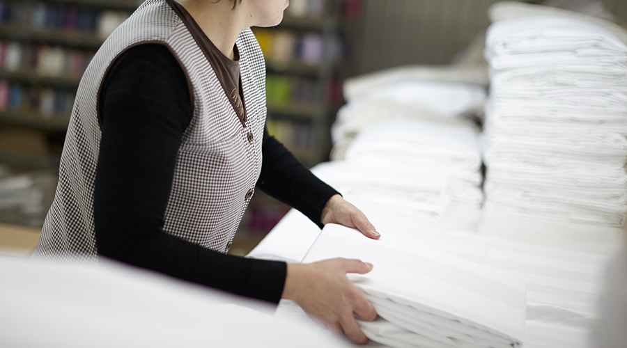 The Finishing Touches are Added to Our Bed Linen The Finishing Touches are Added to Our Bed Linen