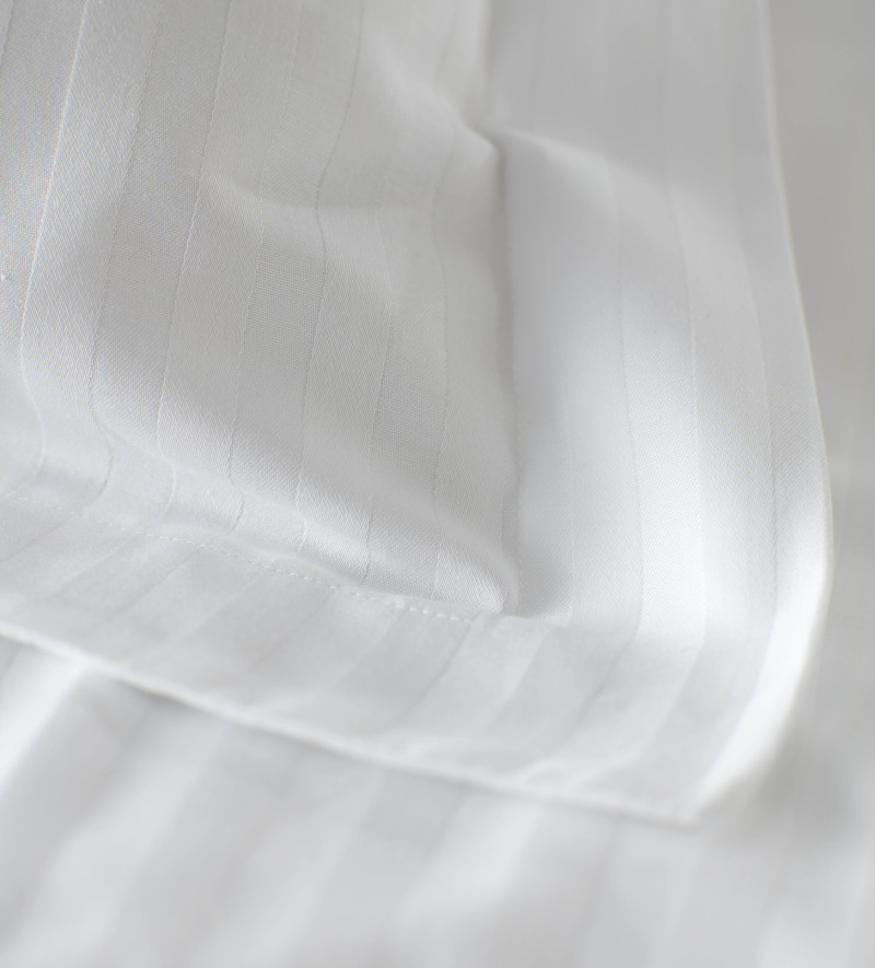 Hotel Stripe White Duvet Cover Secret Linen Store