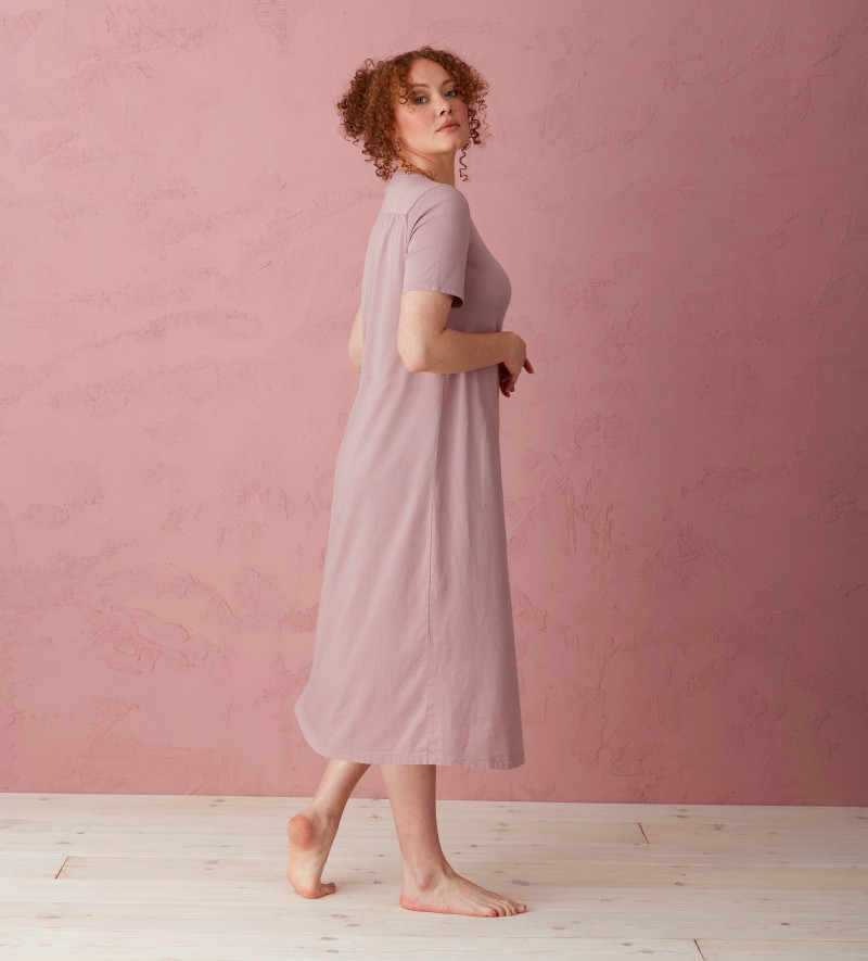 Maggie Vintage Rose 100 Organic Cotton Long Nightie